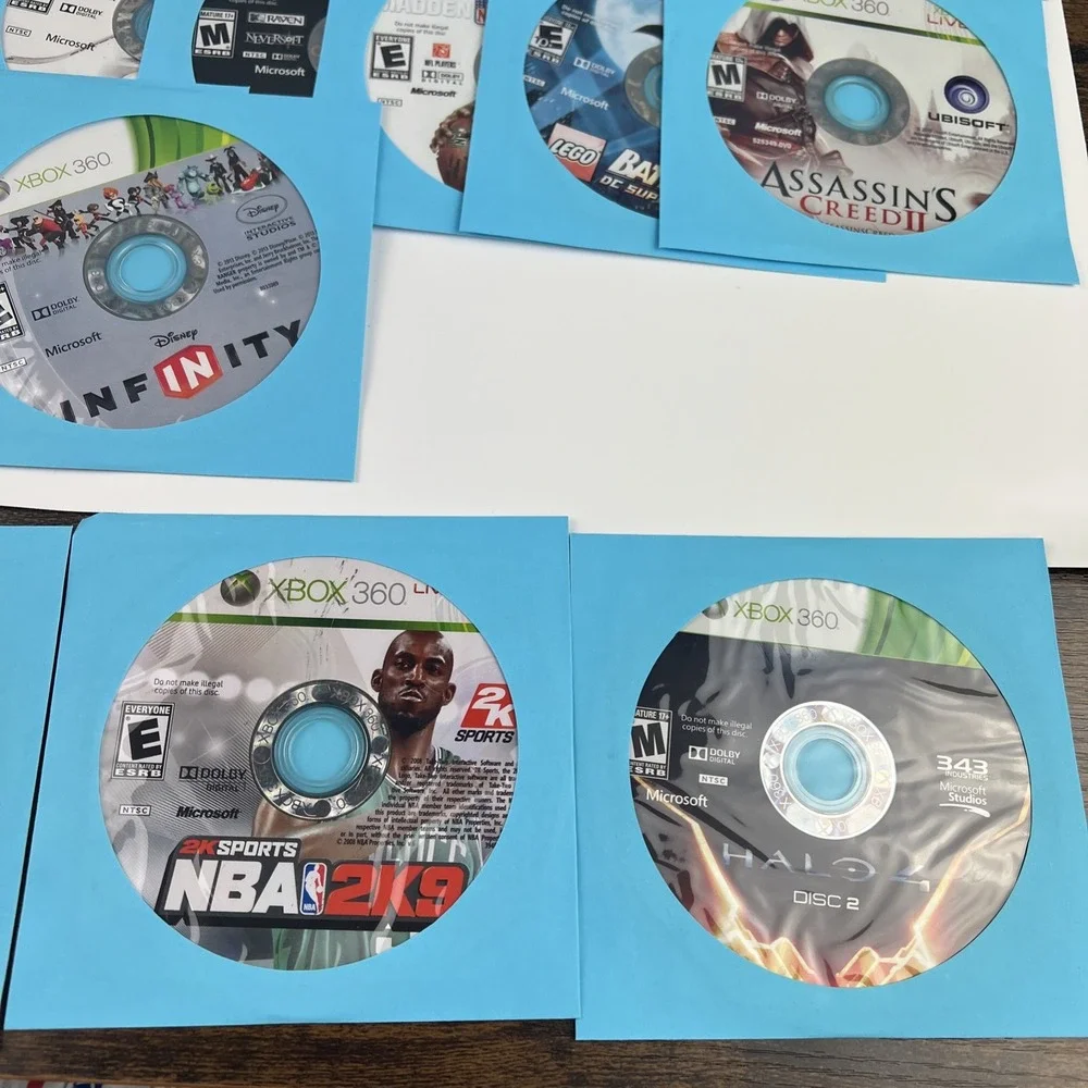 Multi Platform Loose Discs Video Game - Lot Of 42 - AS IS Untested Scratches